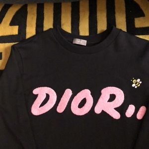 Dior x Kaws stylish sweatshirt. Attention getter